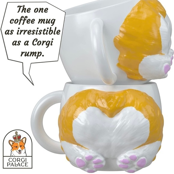 New in box corgi dog lover mug butt mug gift - Picture 2 of 3